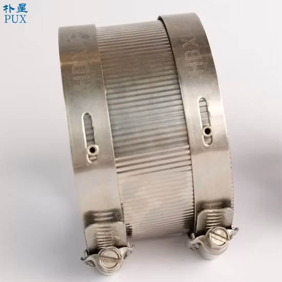 Flex/Flexible PVC Rubber Drain Pipe Coupling Rubber Quick Coupling with Stainless Steel Clamps for Valve Protector