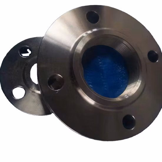 Preço do fabricante A105 304 Encaixe de tubo RF/Rtj/FF ANSI/JIS/DIN/API 6A Cl150 ASME B16.5 Soldagem forjada com pescoço de solda em aço carbono Tubo de aço inoxidável Flange de aço