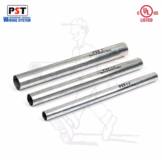 UL797 ANSI C80.3 EMT galvanizou a tubulação metálica da canalização elétrica da tubulação de aço